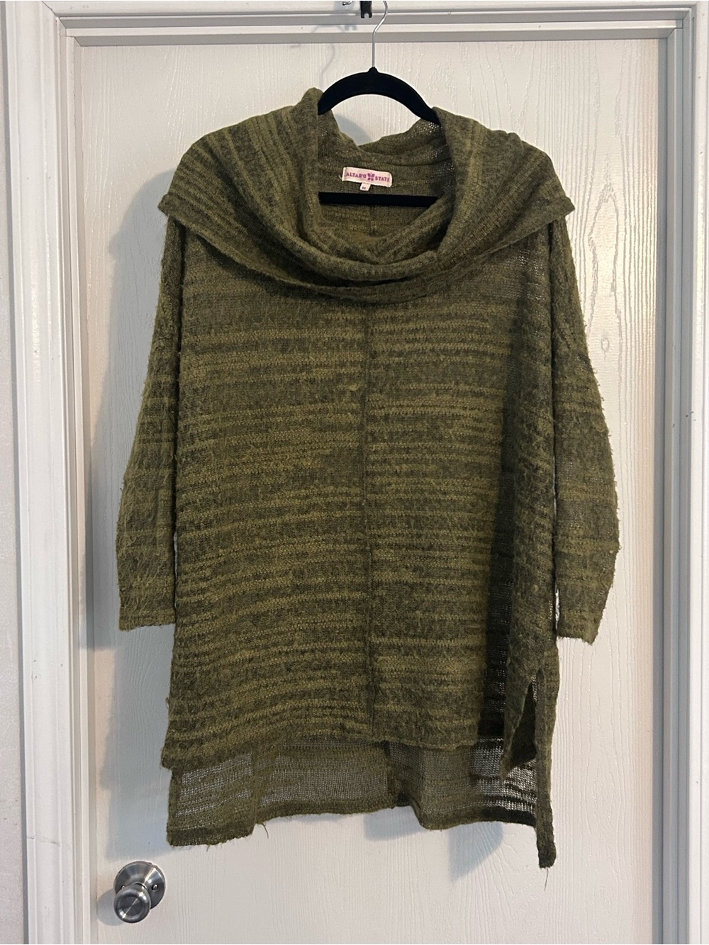 Altard State Vintage mesh Green Sweater Womens Med